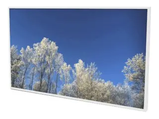 HI-ND Frontcover 65&quot; - Frontdeksel for LCD-skjerm 65&quot; - hvit, RAL 9003 - for Samsung QB65B, QB65R-B, QH65R, QM65R