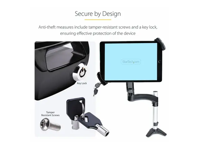 StarTech.com VESA Mount Adapter for Tablets 7.9 to 12.5in - Up 2kg...