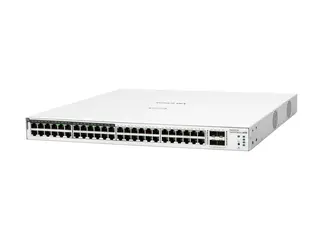 HPE Networking Instant On 1830 48G 24p Class4 PoE 4SFP 370W Switch Switch - smart - 24 x 10/100/1000 + 24 x 10/100/1000 (PoE+) + 4 x Gigabit SFP - stasjonær, rackmonterbar - PoE+ (370 W)