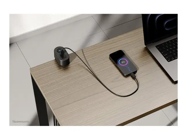 Neomounts - Flerkoplingslist USB-C + USB-A AC 230 V 3680 watt inng...