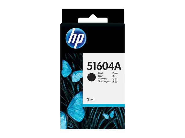 HP - 3 ml - svart - original - blekkpatron - for QuietJet Plus; Th...