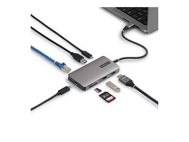 Startech - dokkingstasjon - USB-C 3.2 Gen 2 - HDMI - 10GbE, 1GbE