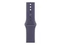 Apple - B&#229;nd for smart armb&#229;ndsur 46mm - M/L (passer h&#229;ndledd p&#229; 160 - 210 mm) - purpur t&#229;ke - for Watch Herm&#232;s Series 9, SE 3, Series 10, Series 11, Series 8, Series 9, Ultra 2, Ultra 3