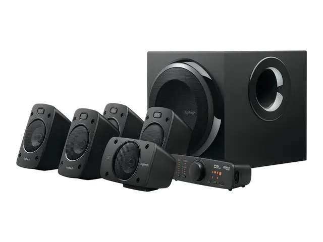 Logitech Z-906 - Høyttalersystem - for hjemmeteater - 5,1 kanaler ...