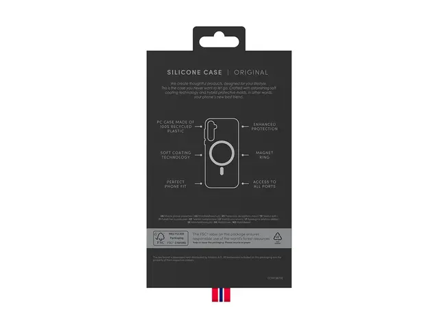 KEY Original - Baksidedeksel for mobiltelefon MagSafe-samsvar væsk...