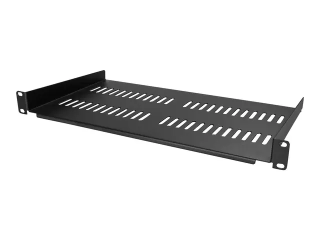 Startech 1U Vented Server Rack Cabinet Shelf, 10in Deep Fixed Cant...