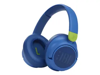 JBL JR 460NC - Hodetelefoner med mikrofon on-ear - Bluetooth - tr&#229;dl&#248;s, kablet - aktiv st&#248;ydemping - 3,5 mm jakk - bl&#229;