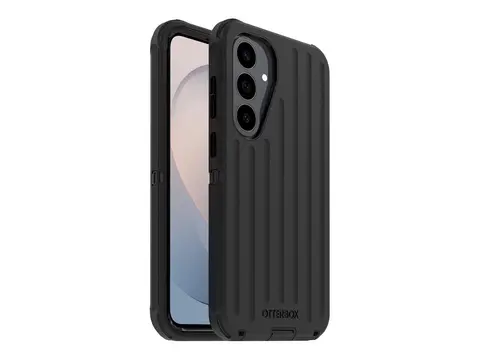 OtterBox Defender Series Pro - Beskyttende deksel for mobiltelefon robust - polykarbonatlag, termoplastisk elastomer (TPE), polykarbonathylster - svart - for Samsung Galaxy S25 FE, S26 FE