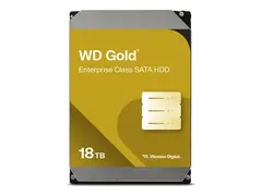 WD Gold WD181KRYZ - Harddisk - 18 TB intern - 3.5" - SATA 6Gb/s - 7200 rpm - buffer: 512 MB