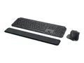 Logitech MX Keys Combo for Business - Tastatur- og mussett bakbelysning - trådløs - Bluetooth LE - QWERTY - Pan Nordic - grafitt