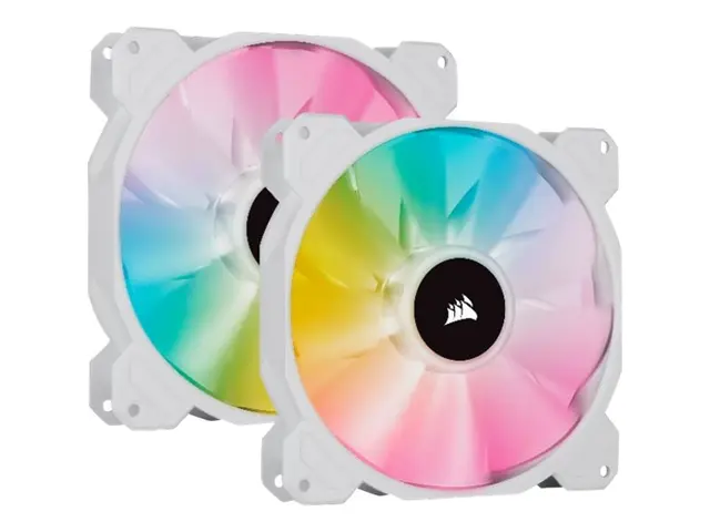 CORSAIR iCUE SP140 RGB ELITE - Kabinettvifte - 140 mm - hvit (en p...
