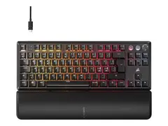CORSAIR K70 PRO TKL - Tastatur - TKL - bakgrunnsbelyst USB - QWERTY - Nordisk - tastsvitsj: CORSAIR MGX v2 - svart