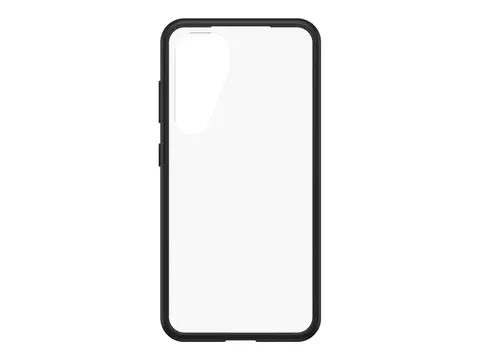 OtterBox React Series - Baksidedeksel for mobiltelefon svart krystall (klar/svart) - for Samsung Galaxy S24