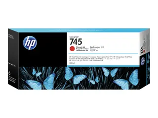 HP 745 - 300 ml - høykapasitets - kromatisk rød original - DesignJet - blekkpatron - for DesignJet Z2600 PostScript, Z5600 PostScript