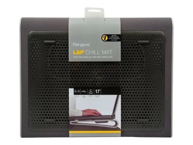 Targus Lap Chill Mat - Notebookkjølepute 15" 17" svart, grå