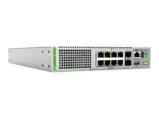 Allied Telesis CentreCOM AT-GS980MX/10HSM Switch - L3 Lite - Styrt - 8 x 100/1000/2.5G/5G (PoE++) + 2 x 10 Gigabit SFP+ - rackmonterbar - PoE++ (500 W)
