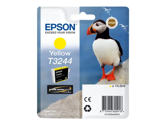 Epson T3244 - 14 ml - gul - original - blekkpatron - for SureColor...