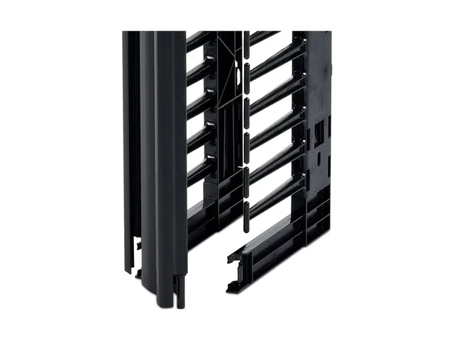 APC Cable Management - Rack-kabelføringssett - svart - for P/N: NB...