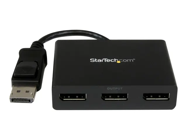 StarTech.com 3-Port Multi Monitor Adapter, DisplayPort 1.2 MST Hub...