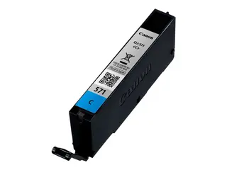 Canon CLI-571C - 7 ml - cyan - original - blekkbeholder for PIXMA TS5051, TS5053, TS5055, TS6050, TS6051, TS6052, TS8051, TS8052, TS9050, TS9055