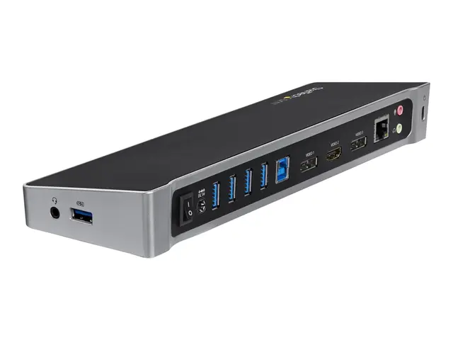 StarTech.com Triple Monitor USB 3.0 Laptop Docking Station - 4K HD...