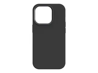 KEY - Baksidedeksel for mobiltelefon antibakteriell, silikon - MagSafe-samsvar - v&#230;skesilikon, hard polykarbonat, resirkulert plast (mer enn 50 %) - svart - for Apple iPhone 14 Pro (6.1 tommer)