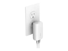 Belkin BoostCharge - Strømadapter - 37 watt PD 3.0 - 2 utgangskontakter (USB, USB-C)