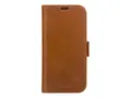 dbramante1928 Copenhagen - Lommebok for mobiltelefon helnarvet l&#230;r - gyllenbrun - for Apple iPhone 15