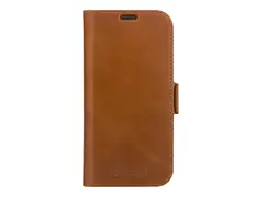 dbramante1928 Copenhagen - Lommebok for mobiltelefon helnarvet l&#230;r - gyllenbrun - for Apple iPhone 15