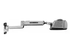 Ergotron LX - Monteringssett (sitte-stå-arm, utvidelse, sokkel, tastaturbakke, utrekkbart musebrett, håndleddsstøtte, musholder) for tastatur / mus - polert aluminium - veggmonterbar - for P/N: 45-353-026