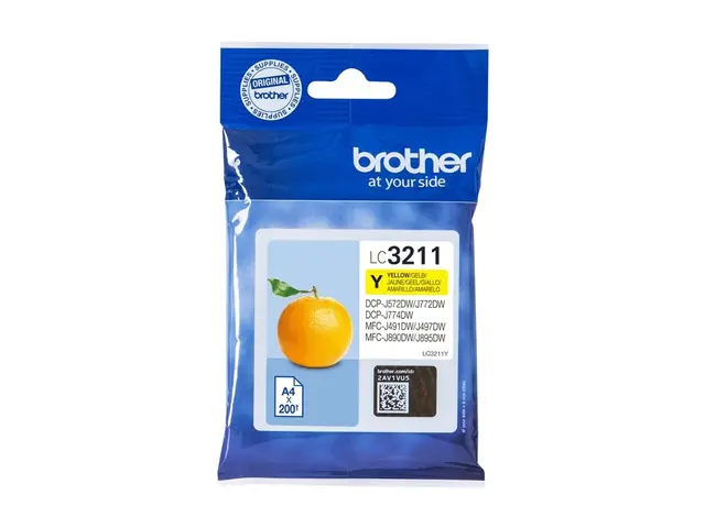 Brother LC3211Y - Gul - original - blekkpatron - for Brother DCP-J...