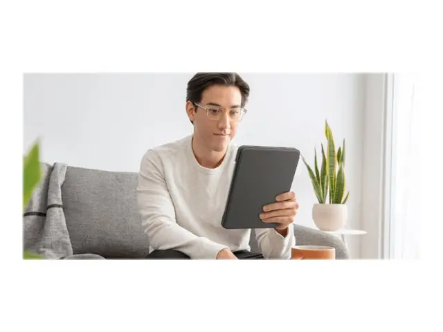 Logitech Combo Touch - Tastatur og folioveske - med styrepute - ba...