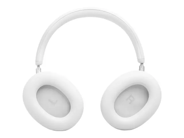 JBL LIVE 780NC - Hodetelefoner med mikrofon full størrelse - Bluetooth - trådløs, kablet - aktiv støydemping - 3,5 mm jakk - hvit 