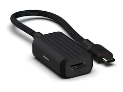 Unisynk - Video adapter - 24 pin USB-C hann til HDMI 15 cm - svart - st&#248;tte for 4K 60 Hz (3840 x 2160), st&#248;tte for 1920 x 1080 ved 60 Hz