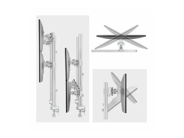 StarTech.com Six-Monitor Desk Mount w/ Crossbar, Up To 32" Screens...