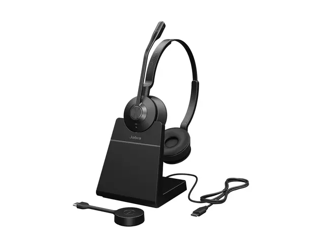 Jabra Engage 55 SE Stereo - Hodesett on-ear DECT trådløs USB-C via...