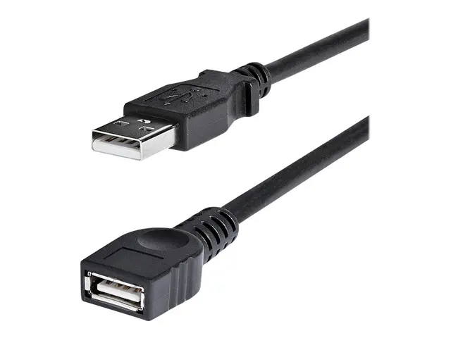 StarTech.com 6 ft Black USB 2.0 Extension Cable A to - M/F extensi...