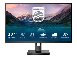 Philips S-line 275S9JML - LED-skjerm 27&quot; - 2560 x 1440 QHD @ 75 Hz - VA - 300 cd/m&#178; - 4000:1 - 4 ms - HDMI, DisplayPort - h&#248;yttalere - teksturert svart