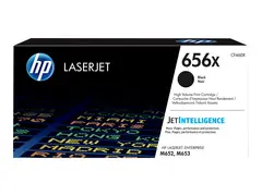 HP 656X - Høy ytelse - svart - original - LaserJet tonerpatron (CF460X) - for Color LaserJet Enterprise M652dn, M652n, M653dh, M653dn, M653x