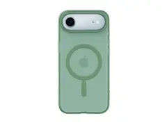 Belkin SheerForce Grip Series - Baksidedeksel for mobiltelefon MagSafe-samsvar - laget av resirkulerte materialer - pistasiegrønn - for Apple iPhone Air