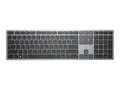 Dell Multi-Device KB700 - Tastatur - tr&#229;dl&#248;s 2.4 GHz, Bluetooth 5.0 - QWERTY - Pan Nordic - gr&#229; - med 3 years NBD Advance Exchange