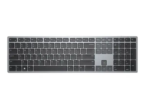 Dell Multi-Device KB700 - Tastatur - trådløs 2.4 GHz, Bluetooth 5.0 - QWERTY - Pan Nordic - grå - med 3 years NBD Advance Exchange