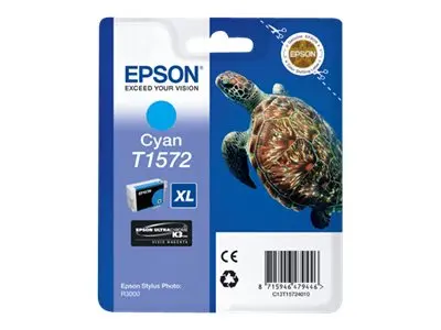 Epson T1572 - 25.9 ml - cyan - original - blister - blekkpatron - ...