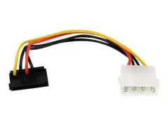 StarTech 6in 4 Pin LP4 to Right Angle SATA Power Cable Adapter LP4 to SATA - 6in LP4 to SATA Cable - 4 pin to SATA - strømadapter - SATA-strøm til 4-pin intern strøm - 15 cm