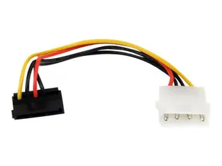 StarTech 6in 4 Pin LP4 to Right Angle SATA Power Cable Adapter LP4 to SATA - 6in LP4 to SATA Cable - 4 pin to SATA - strømadapter - SATA-strøm til 4-pin intern strøm - 15 cm