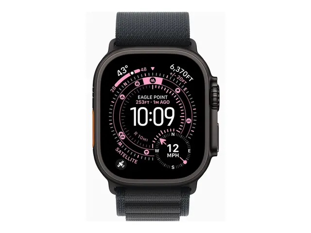 Apple Watch Ultra 3 - 49 mm svart titan Ja smartklokke med Alpine ...