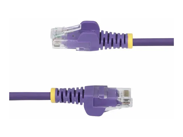 StarTech.com 1m Purple Slim CAT6 Ethernet Cable, Snagless, 28AWG, ...