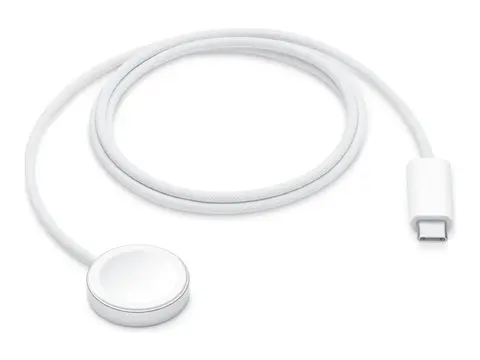 Apple - Ladekabel for smartarmbåndsur - USB-C hann 1 m - Rask lading, magnetisk - for Watch
