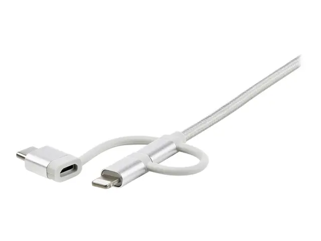 StarTech.com USB Multi Charging Cable - 3.3 ft / 1m - Lightning / ...