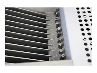 LEBA NoteCase Falcon - Lagringsboks - for 12 nettbrett USB-C lader med USB-C til USB-C kabler - låsbar - polypropylenkopolymer - svart - skjermstørrelse: inntil 11"